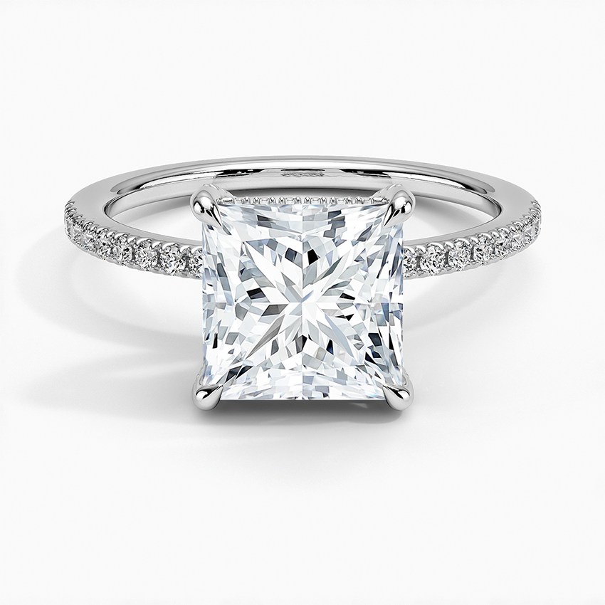 Viviana Half-Coverage Diamond Engagement Ring