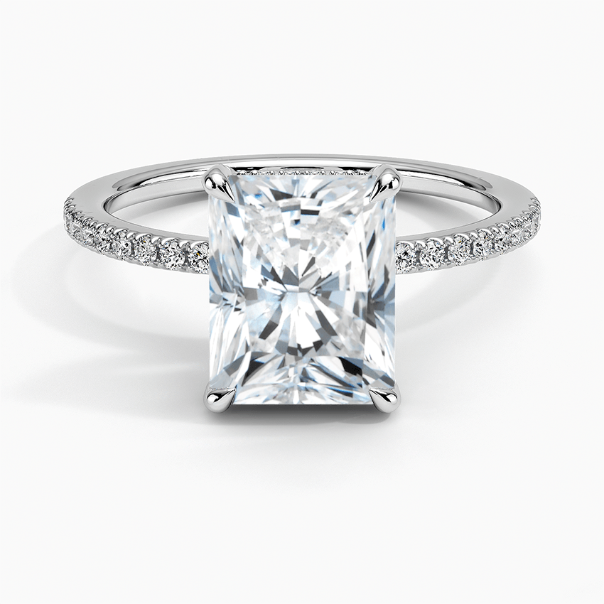 Viviana Half-Coverage Diamond Engagement Ring