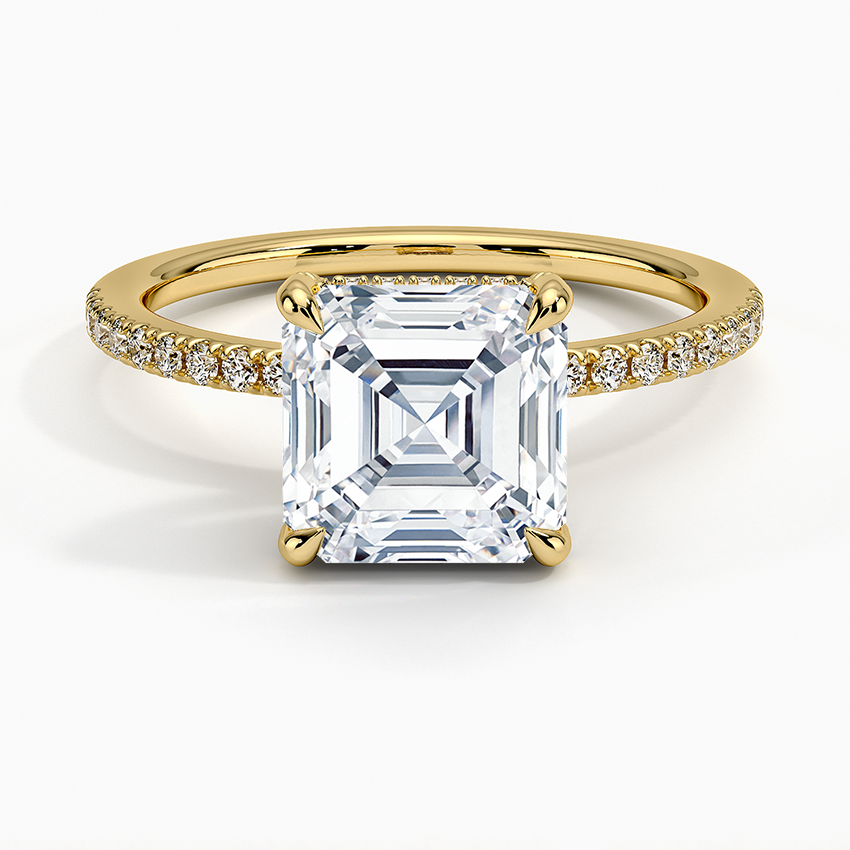 Viviana Half-Coverage Diamond Engagement Ring