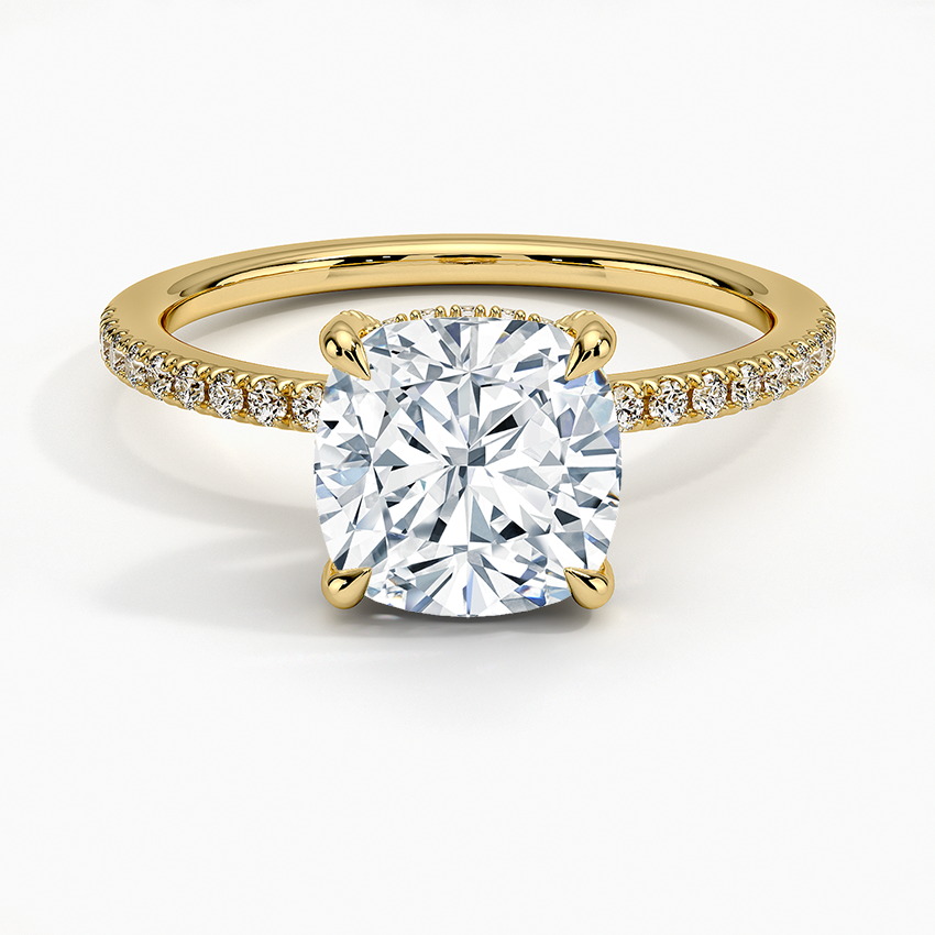 Viviana Half-Coverage Diamond Engagement Ring