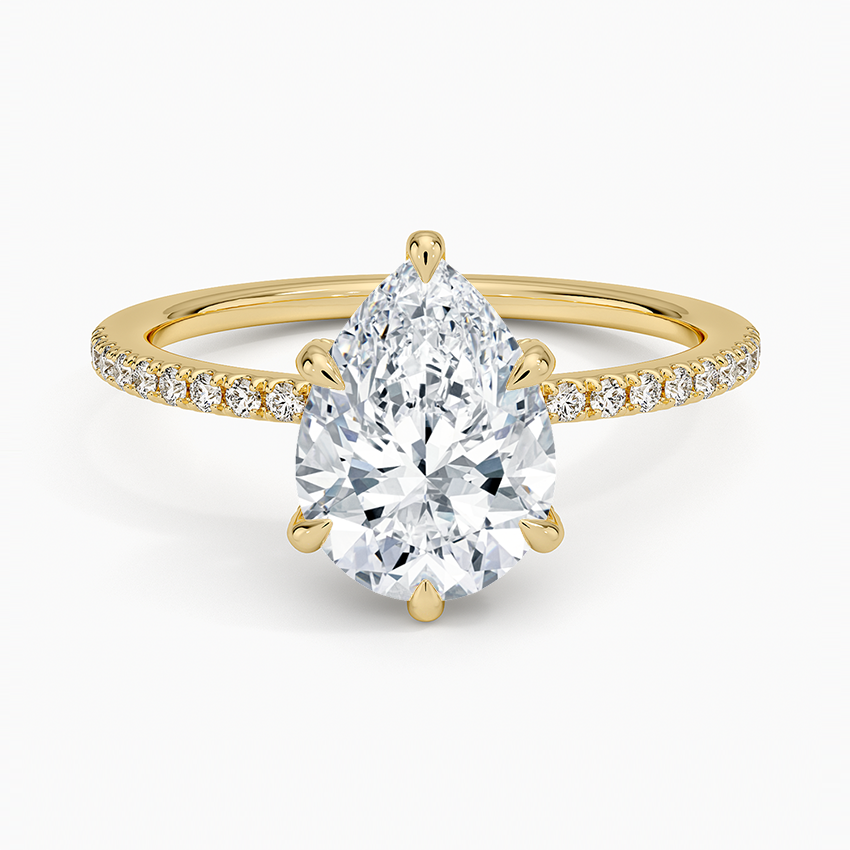 Viviana Half-Coverage Diamond Engagement Ring