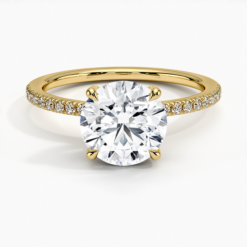 Viviana Half-Coverage Diamond Engagement Ring