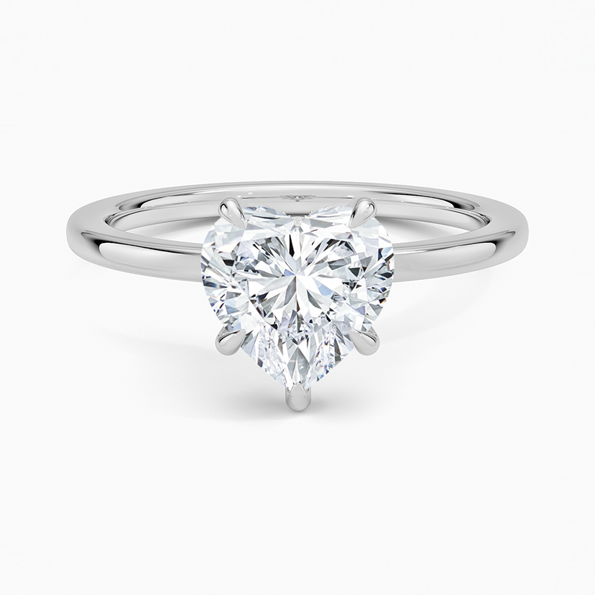 Secret Halo Diamond Engagement Ring