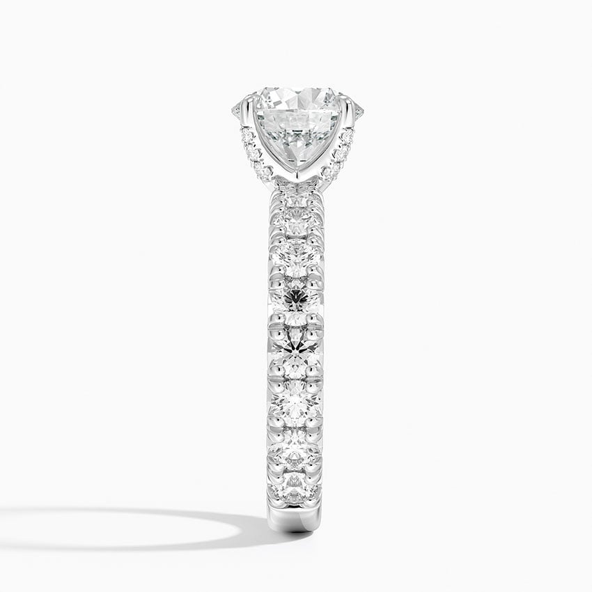 Ellora Three-Quarter Coverage Diamond Engagement Ring