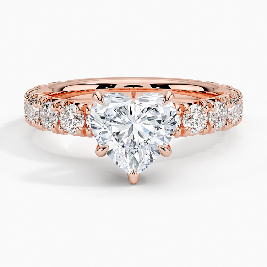 Ellora Three-Quarter Coverage Diamond Engagement Ring