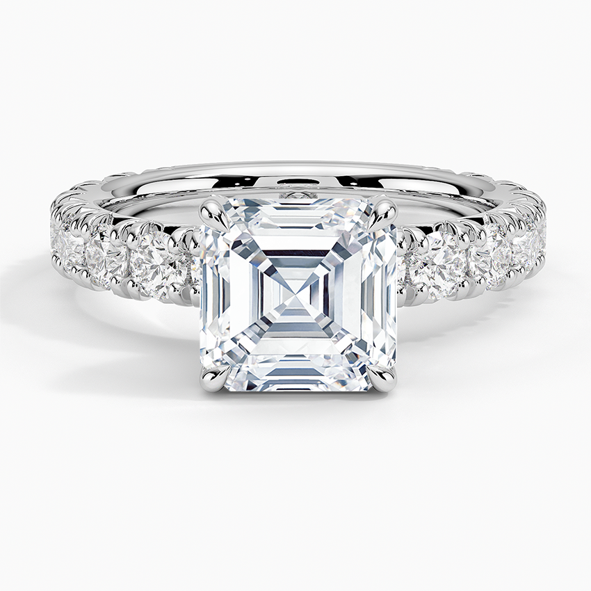 Ellora Three-Quarter Coverage Diamond Engagement Ring