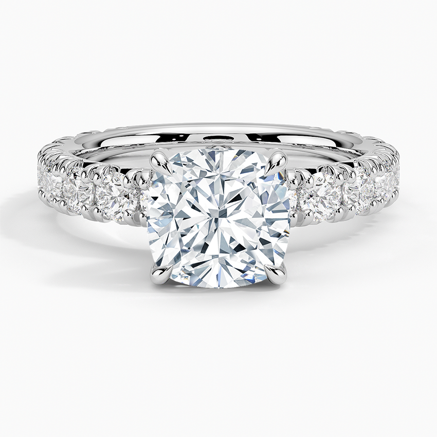 Ellora Three-Quarter Coverage Diamond Engagement Ring