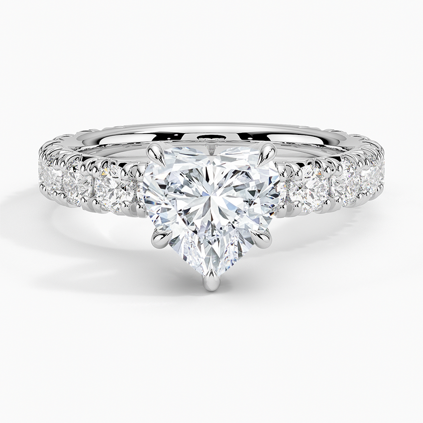 Ellora Three-Quarter Coverage Diamond Engagement Ring