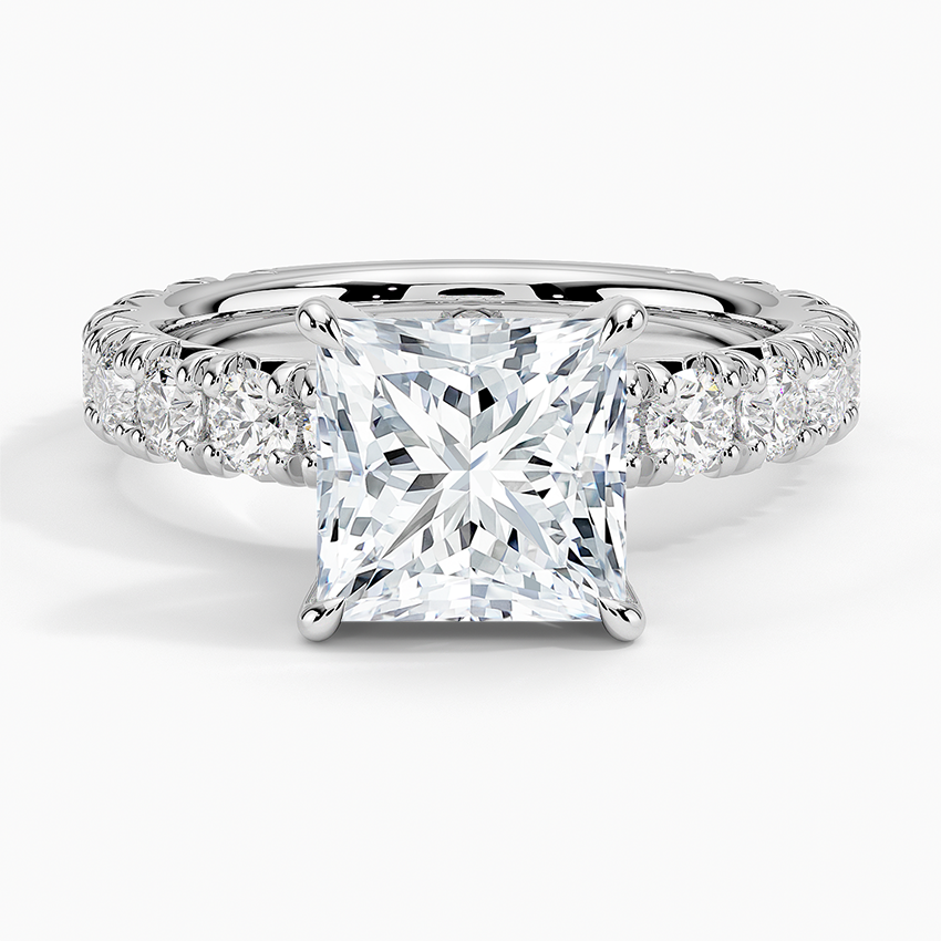 Ellora Three-Quarter Coverage Diamond Engagement Ring