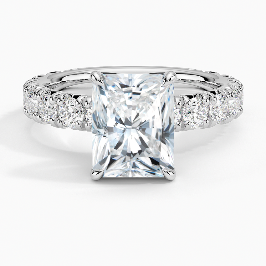 Ellora Three-Quarter Coverage Diamond Engagement Ring