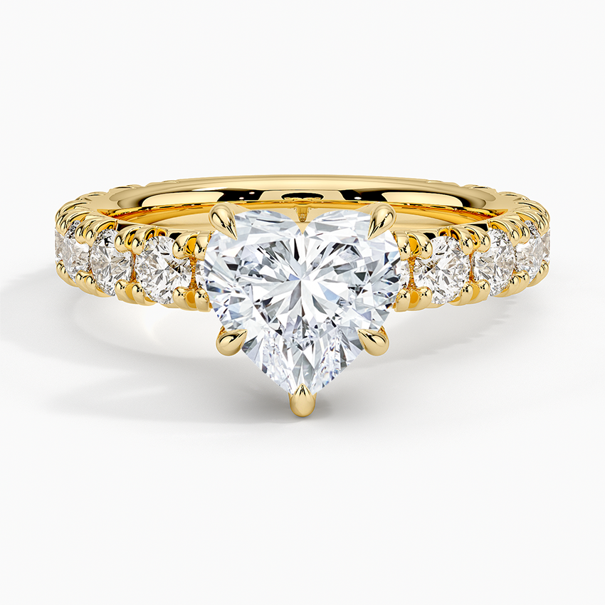 Ellora Three-Quarter Coverage Diamond Engagement Ring