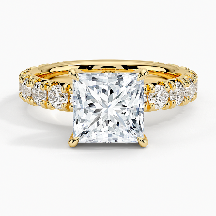 Ellora Three-Quarter Coverage Diamond Engagement Ring