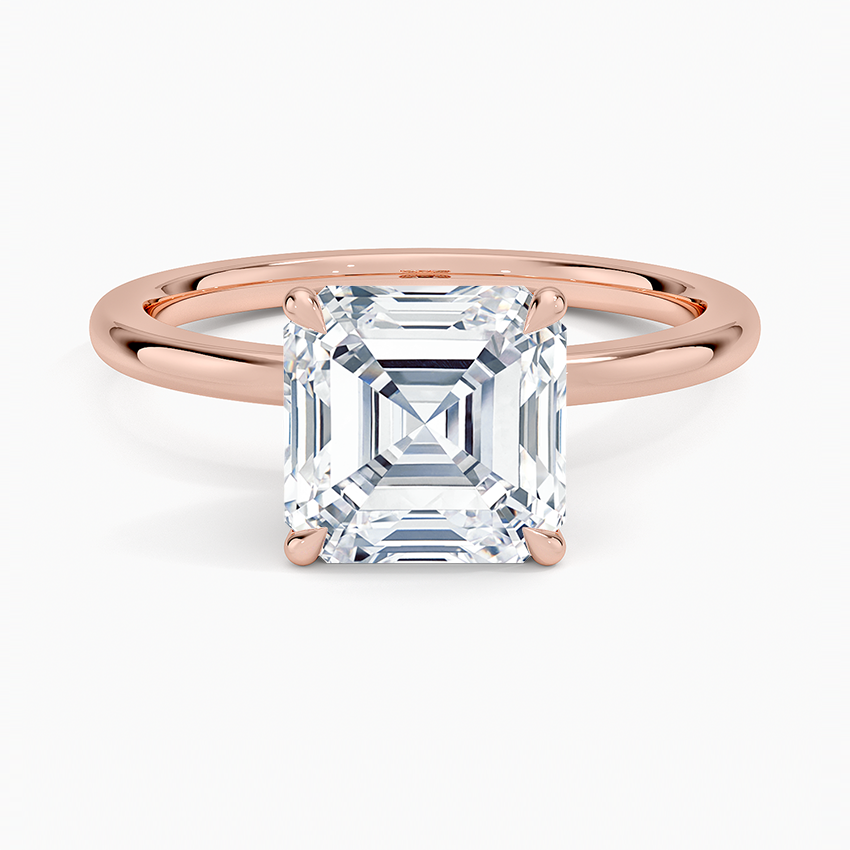 Petal Diamond Engagement Ring