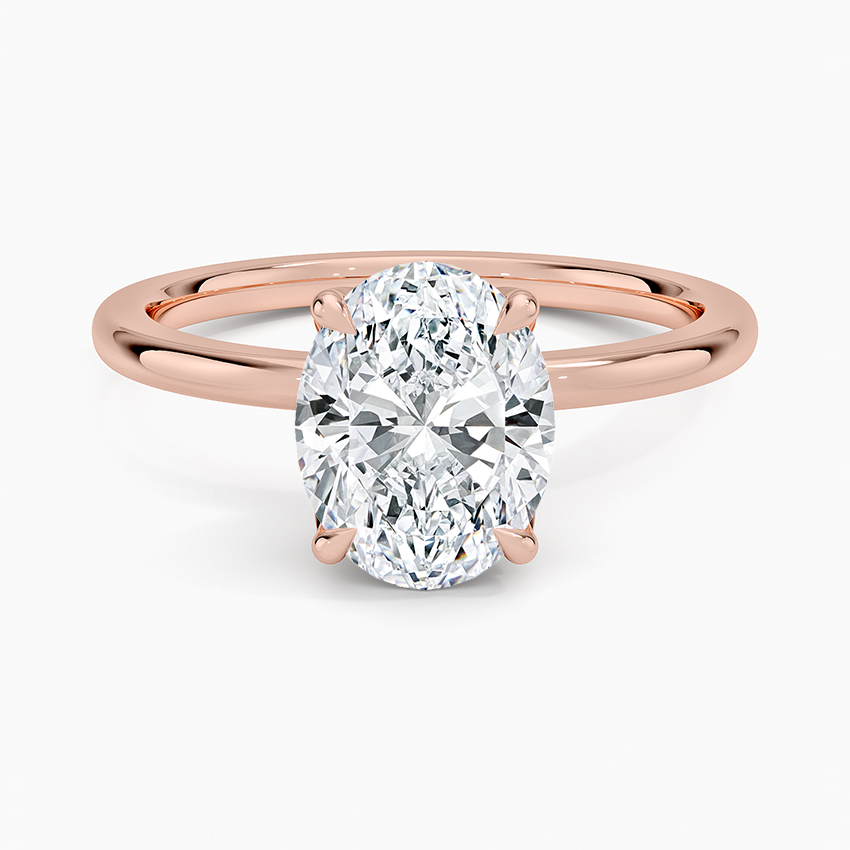 Petal Diamond Engagement Ring