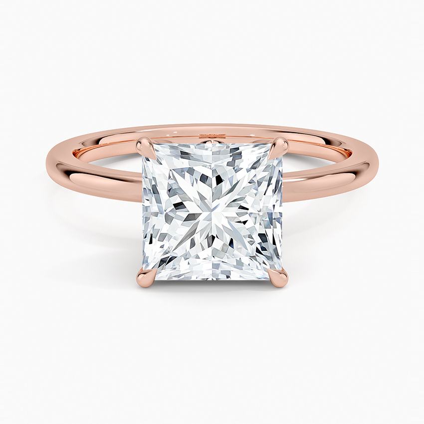 Petal Diamond Engagement Ring