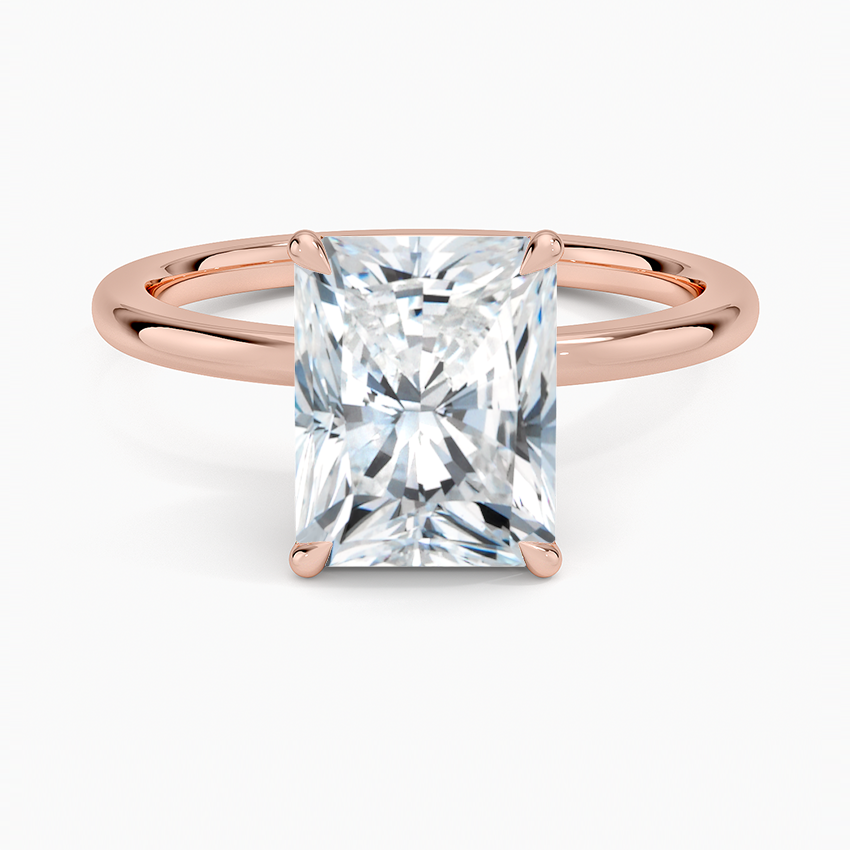 Petal Diamond Engagement Ring