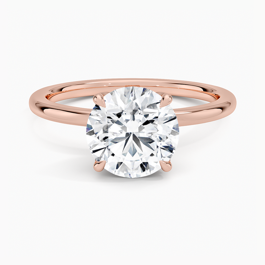 Petal Diamond Engagement Ring