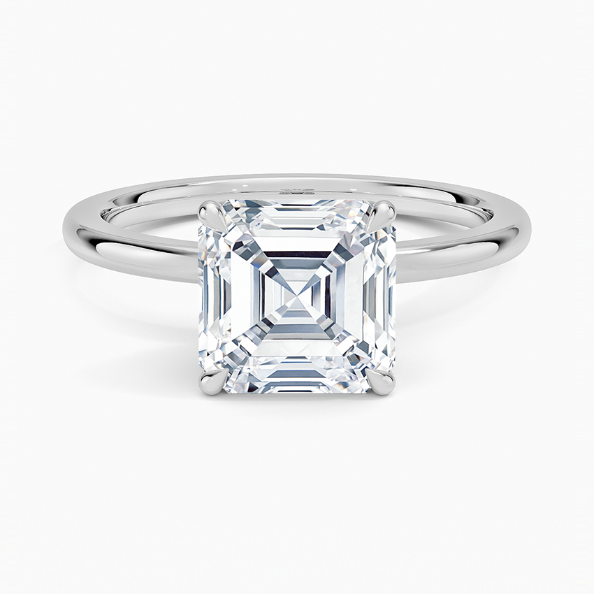 Petal Diamond Engagement Ring