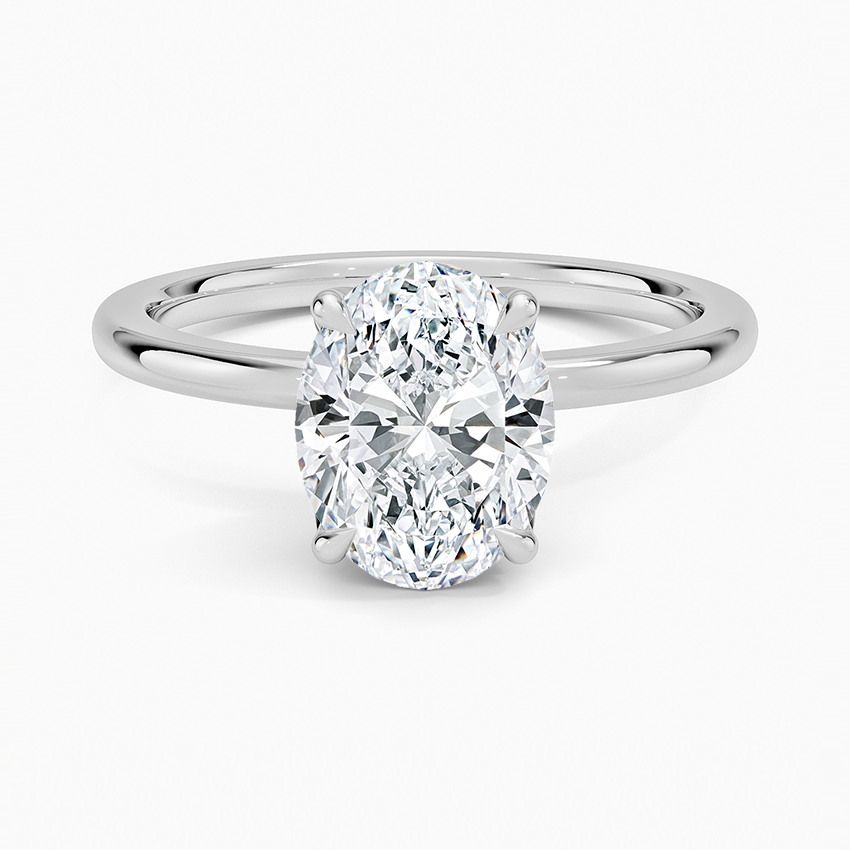 Petal Diamond Engagement Ring