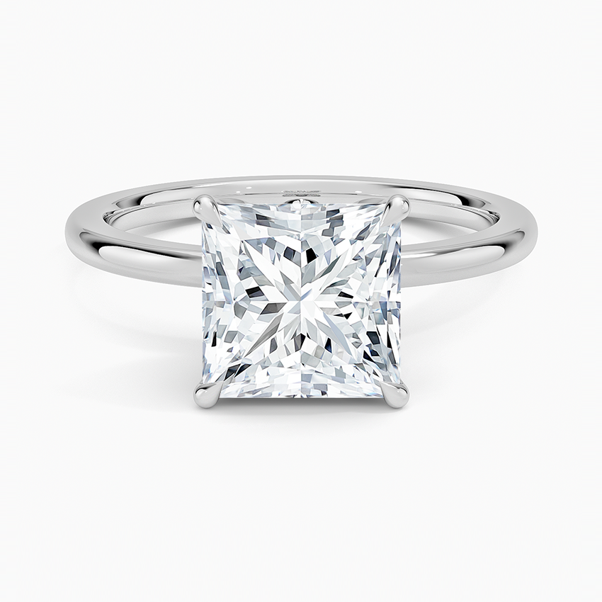 Petal Diamond Engagement Ring