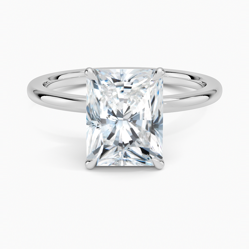 Petal Diamond Engagement Ring