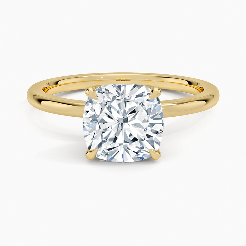 Petal Diamond Engagement Ring