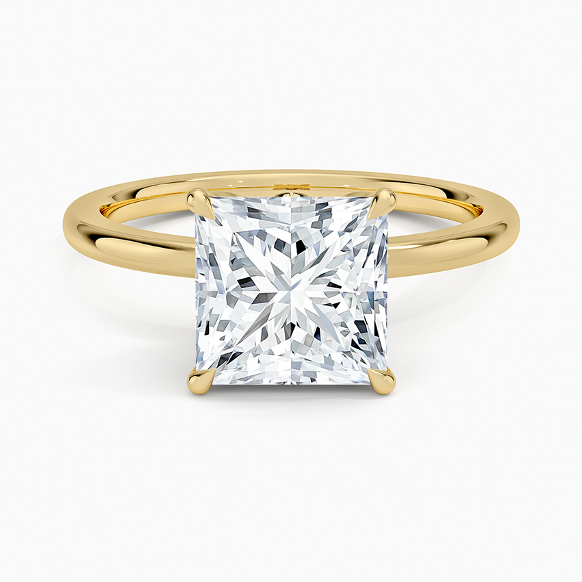 Petal Diamond Engagement Ring