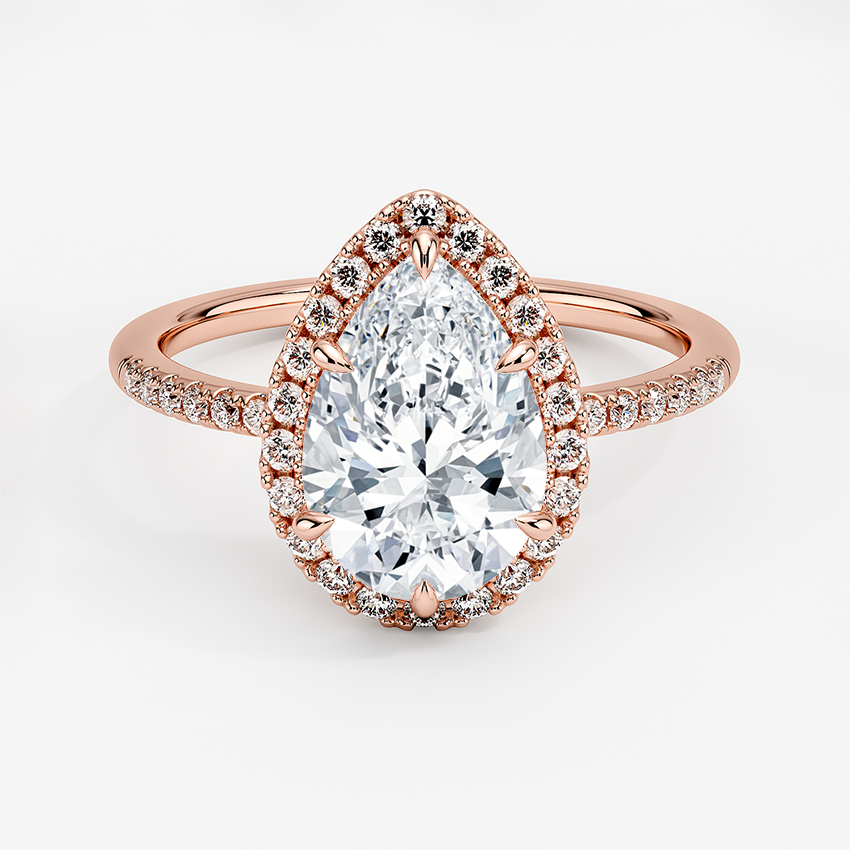 Cambria Halo Diamond Engagement Ring