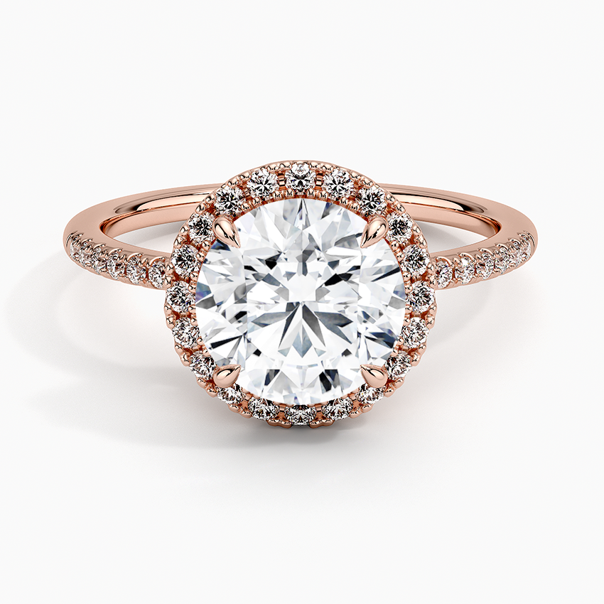 Cambria Halo Diamond Engagement Ring