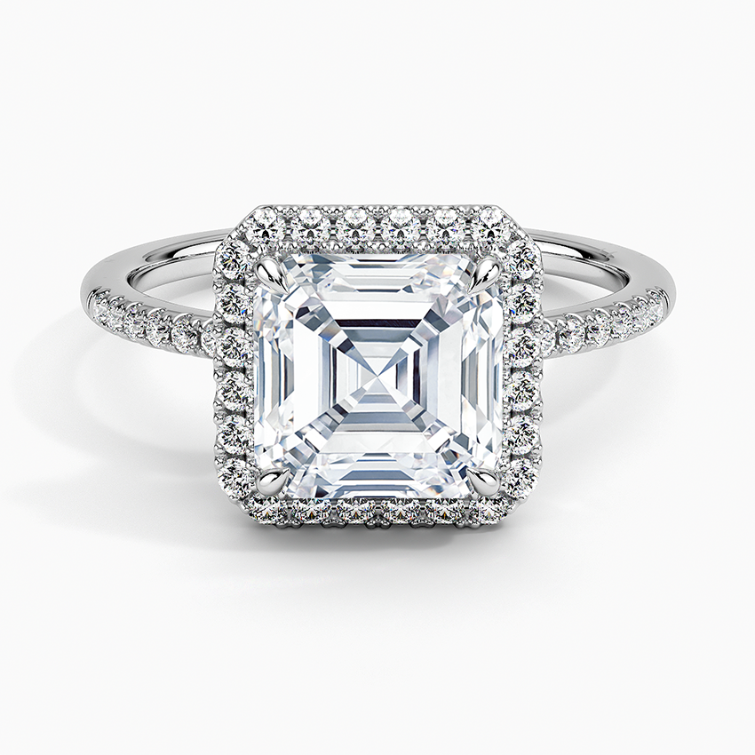 Cambria Halo Diamond Engagement Ring