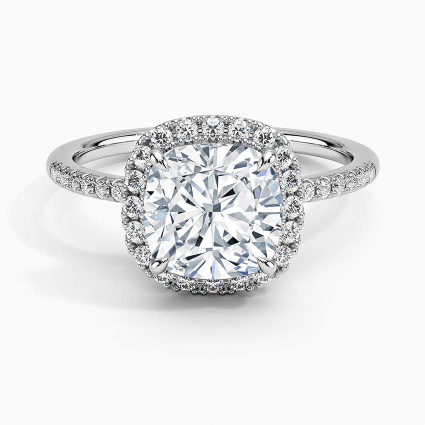 Cambria Halo Diamond Engagement Ring