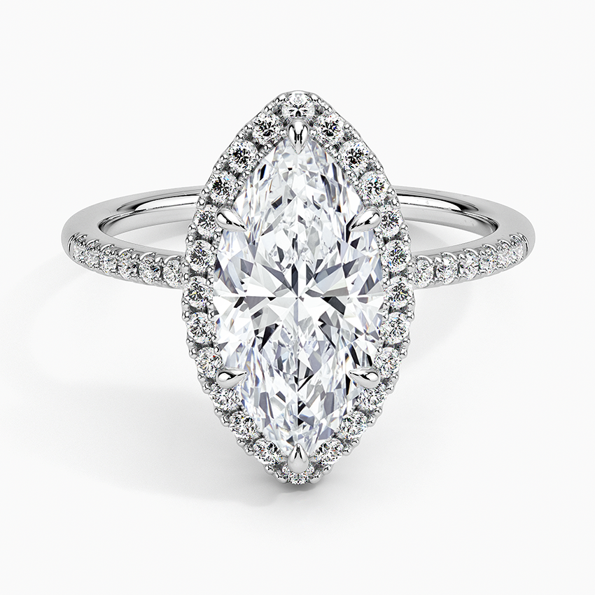 Cambria Halo Diamond Engagement Ring