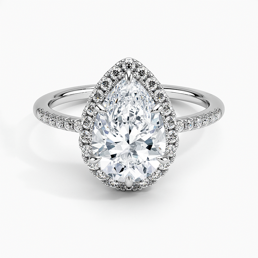 Cambria Halo Diamond Engagement Ring