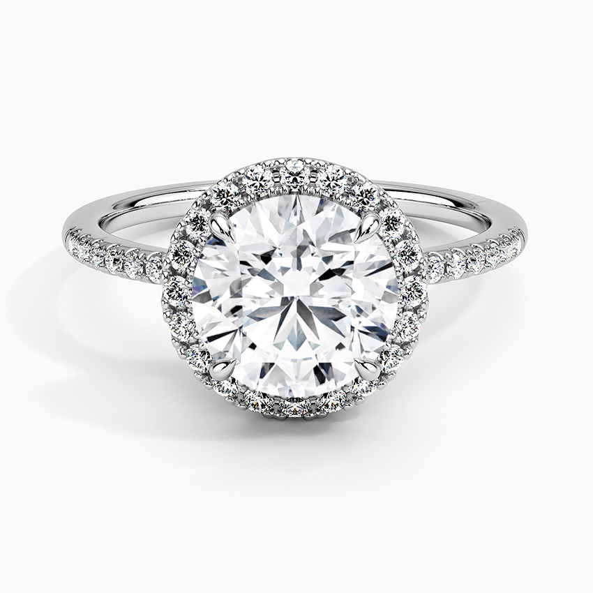 Cambria Halo Diamond Engagement Ring