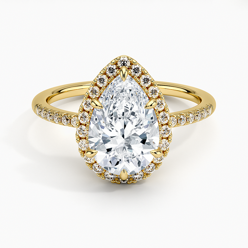 Cambria Halo Diamond Engagement Ring