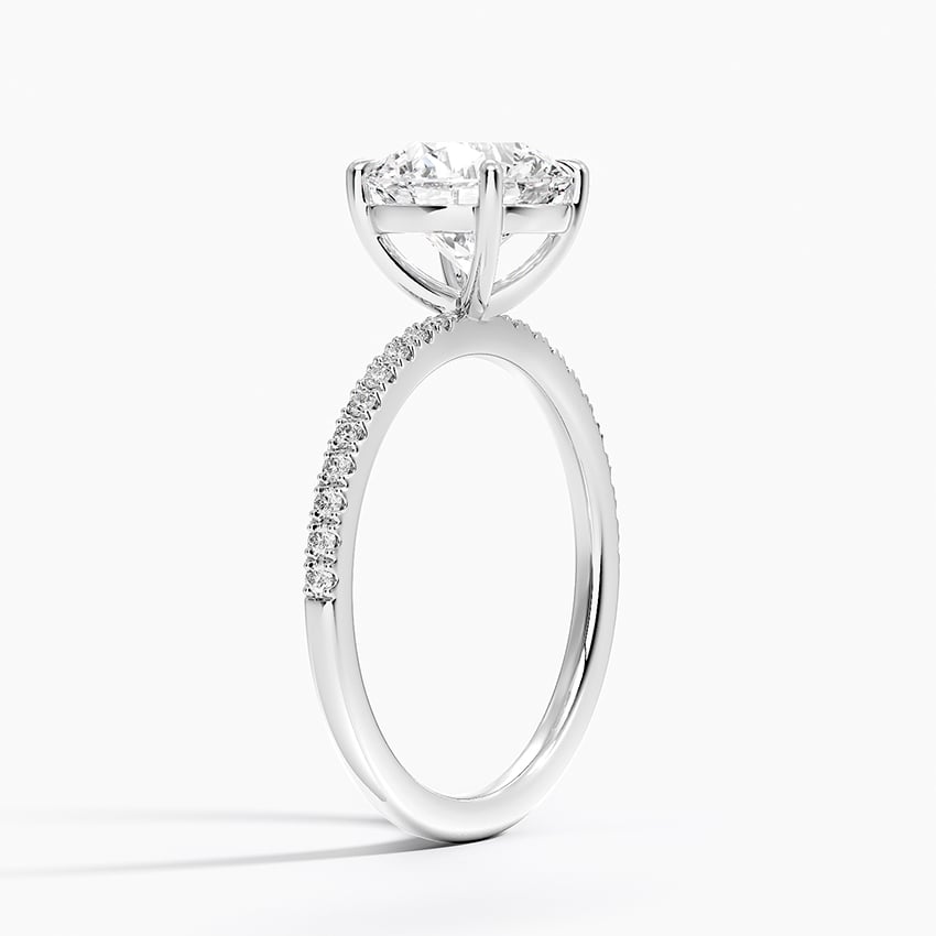 Perfect Fit Half-Coverage Diamond Engagement Ring