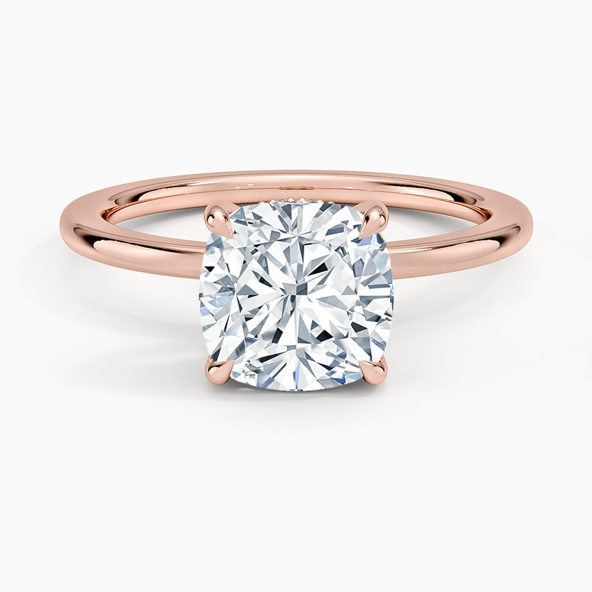 Audrey Perfect Fit Hidden Halo Diamond Engagement Ring