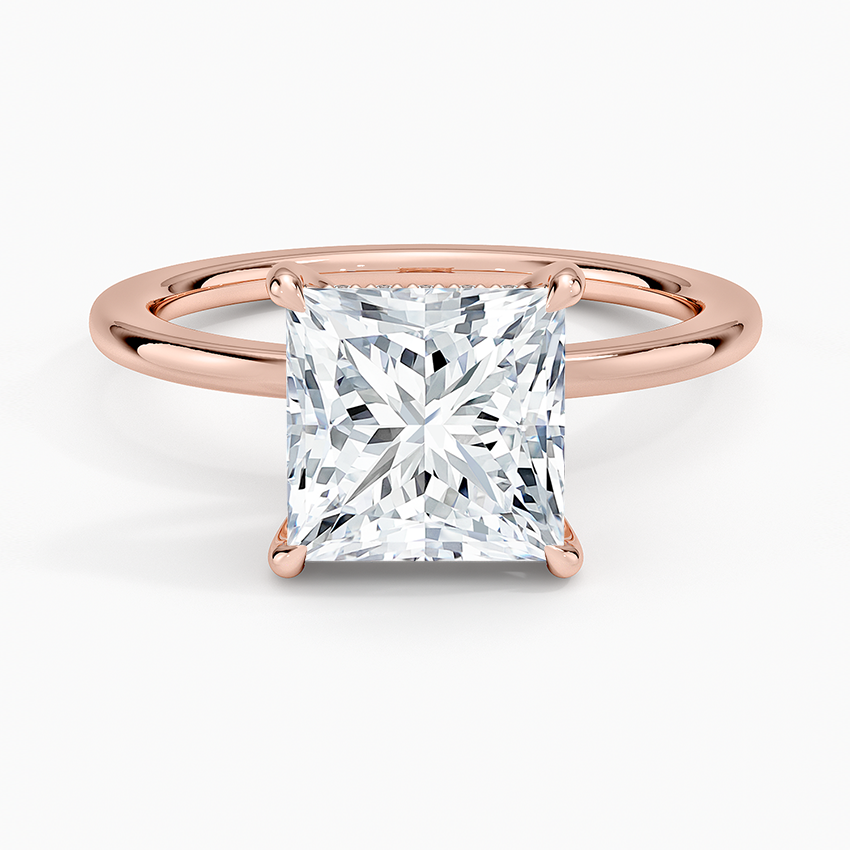 Audrey Perfect Fit Hidden Halo Diamond Engagement Ring