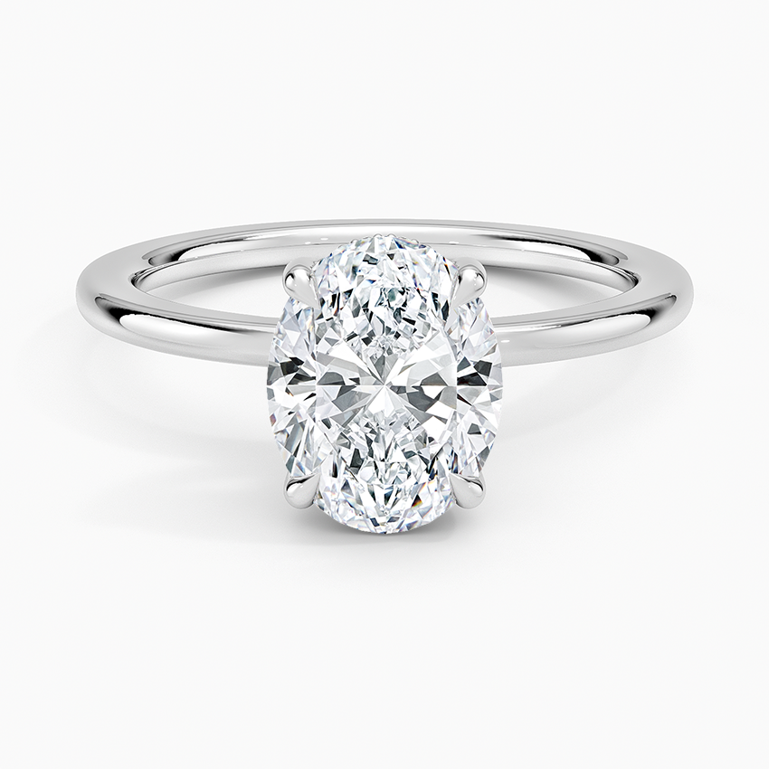 Audrey Perfect Fit Hidden Halo Diamond Engagement Ring