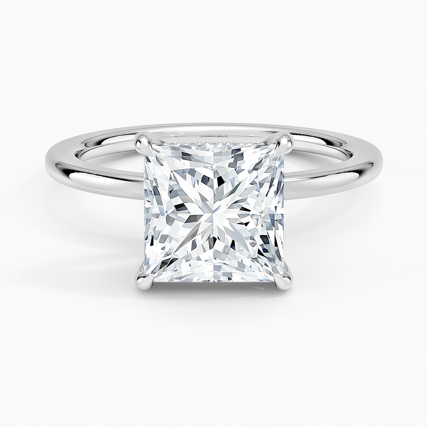 Audrey Perfect Fit Hidden Halo Diamond Engagement Ring