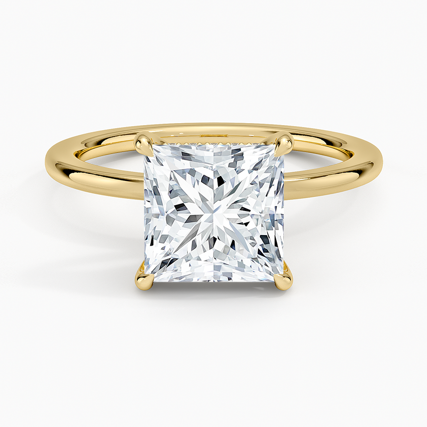 Audrey Perfect Fit Hidden Halo Diamond Engagement Ring