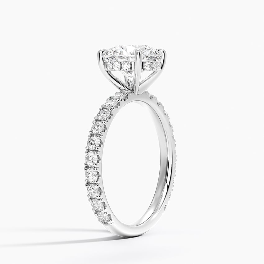 Grand Perfect Fit Three-Quarter Diamond Engagement Ring