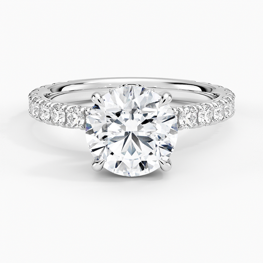 Grand Perfect Fit Three-Quarter Diamond Engagement Ring