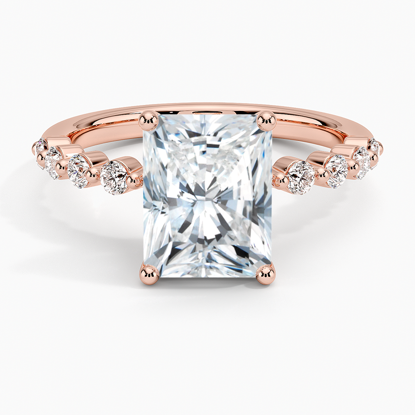 Marseille Half Coverage Diamond Engagement Ring