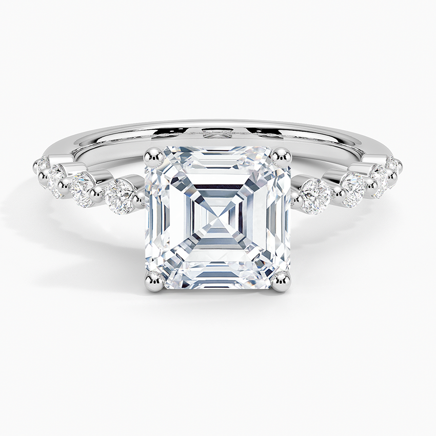 Marseille Half Coverage Diamond Engagement Ring