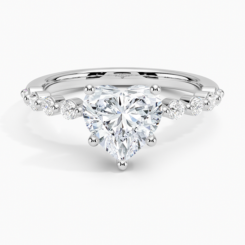 Marseille Half Coverage Diamond Engagement Ring