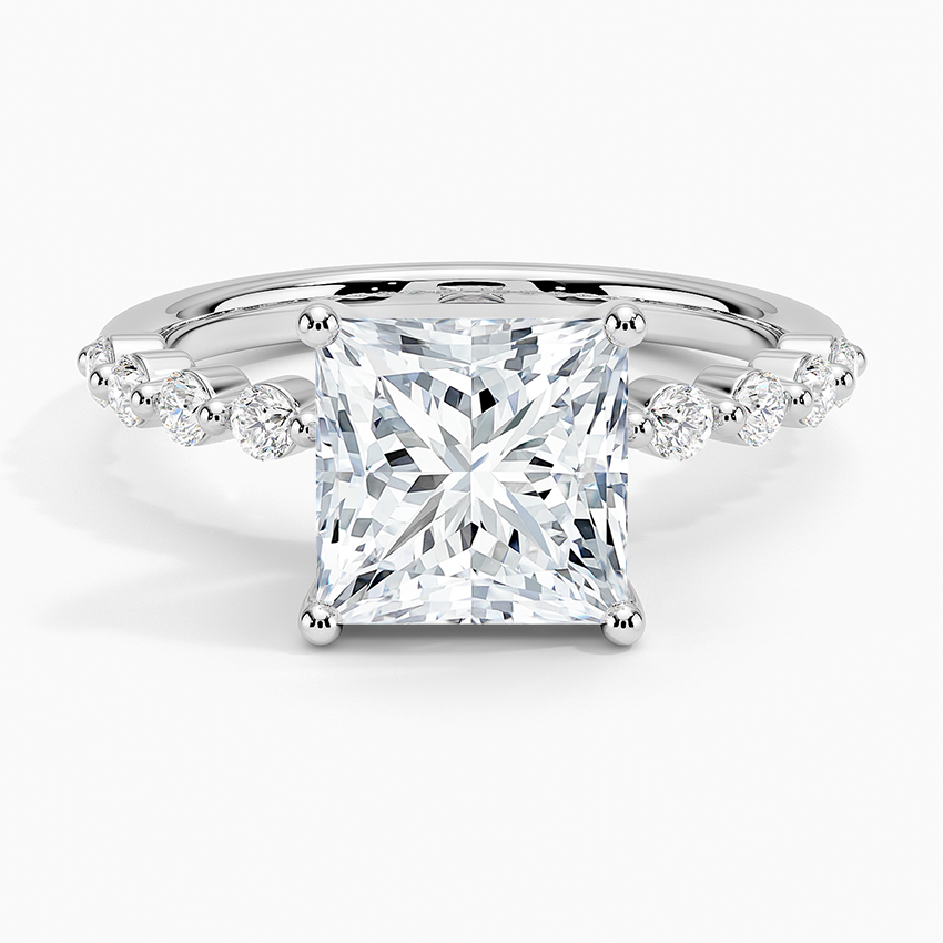 Marseille Half Coverage Diamond Engagement Ring