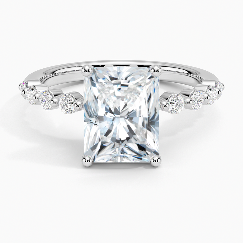 Marseille Half Coverage Diamond Engagement Ring