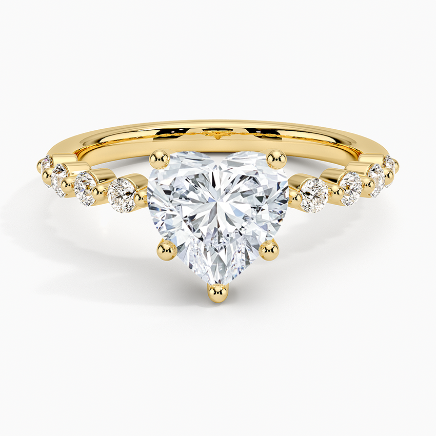 Marseille Half Coverage Diamond Engagement Ring