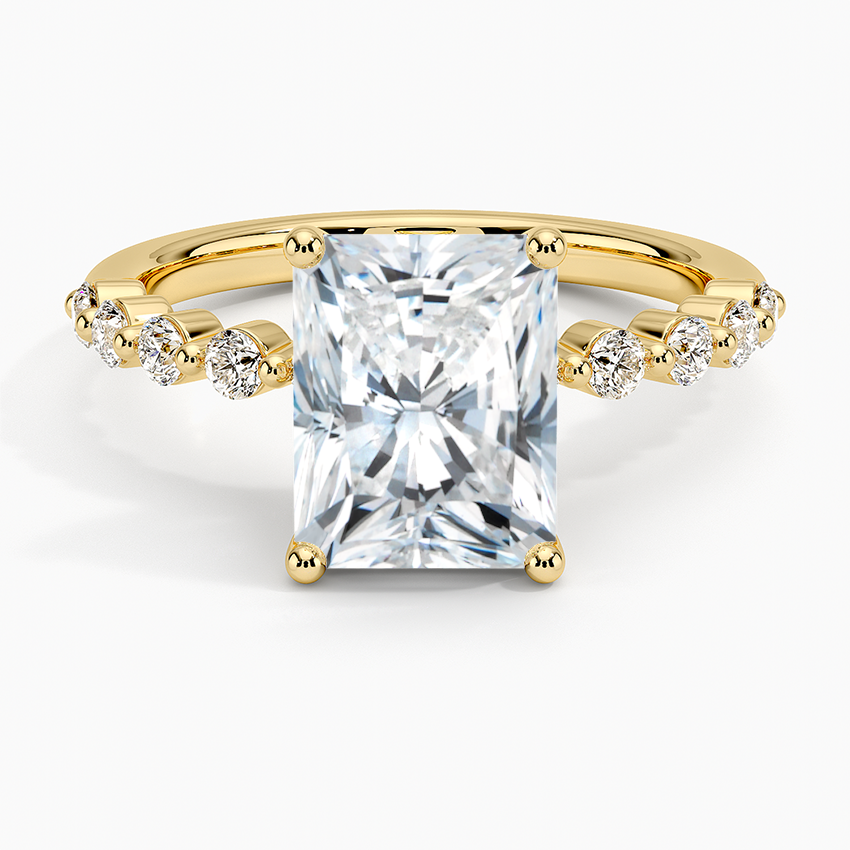 Marseille Half Coverage Diamond Engagement Ring